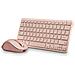 FANTASY (QUERTY, ES) tastiera Mouse incluso Universale RF senza fili + Bluetooth QWERTY Spagnolo Rosa - Foto miniatura 3