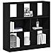 Libreria Rovere Nero 97,5x29,5x100 cm in Legno Multistrato - Foto miniatura 2