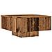 Tavolino Salotto Legno Antico 60x60x31,5 Cm Legno Multistrato - Foto miniatura 2