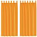 Tende In Voile Con Passanti 2 Pz Arancio 140x225 Cm - Foto miniatura 1