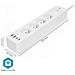 Striscia Di Alimentazione Wi-fi Connected 4 Uscite 3680w 2m Con 4 Porte Usb, Bianco - Foto miniatura 3