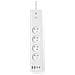 Striscia Di Alimentazione Wi-fi Connected 4 Uscite 3680w 2m Con 4 Porte Usb, Bianco - Foto miniatura 1