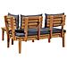 Set di Panchine da Giardino in Legno Massello di Teak - Foto miniatura 9