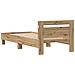 Letto con Luci LED Rovere Artigianale 75x190 cm Legno Ingegnerizzato - Foto miniatura 8