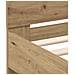Letto con Luci LED Rovere Artigianale 75x190 cm Legno Ingegnerizzato - Foto miniatura 9