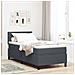 Letto Rete a Molle Grigio Scuro con Materasso Singolo in Corduroy - Foto miniatura 2