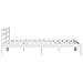 Struttura Letto  con Testiera Bianco 180x210 cm Legno Massello Pino - Foto miniatura 6