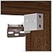 Set Mobili da Bagno 3 pz Rovere Marrone in Legno Multistrato - Foto miniatura 9