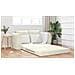 Divano a Letto 2-in-1 Panna 148x71x83 cm in Velour - Foto miniatura 4