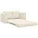 Divano a Letto 2-in-1 Panna 148x71x83 cm in Velour - Foto miniatura 5