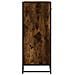 Scarpiera Rovere Fumo 75x38x97,5 cm Legno Multistrato Metallo - Foto miniatura 5
