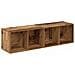 Mobile TV 4 pcs Marrone 37 x 37 x 142.5 cm Legno multistrato - Foto miniatura 5