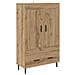 Credenza con cassetto Rovere artigianale 69,5 x 31 x 115 cm - Foto miniatura 1