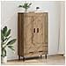 Credenza con cassetto Rovere artigianale 69,5 x 31 x 115 cm - Foto miniatura 2