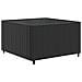 Set Salotto da Giardino 10pz con Cuscini in Polyrattan Nero - Foto miniatura 5