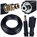Tubo Alta Pressione 5m Di Ricambio Compatibile Con Idropulitrice Kärcher K2-k7 - Click Connect, Nylon, 200 Bar, M22x1,5 - Foto miniatura 1