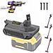 Adattatore Batteria Di Ricambio Compatibile Con Aspirapolvere Dyson V10 - Per Batterie Dewalt 18v / 20v / 60v | Materiale Abs, Alta Durata - Foto miniatura 1