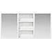 Set di Armadi da Bagno con lo scaffale 3 pcs 126 x 16 x 62.5 cm - Foto miniatura 6