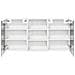Set di Armadi da Bagno con lo scaffale 3 pcs 126 x 16 x 62.5 cm - Foto miniatura 7
