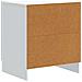 Armadio da Notte Bianco 43 x 34,5 x 47 cm Legno ingegnerizzato - Foto miniatura 6