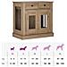 Mobile da cassa per cani Rovere Artigianale 80 x 47,5 x 80 cm - Foto miniatura 9