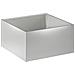 Vaso da giardino 2 pz Argento 80 x 80 x 40 cm Acciaio zincato - Foto miniatura 3