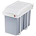 Pattumiera Da Dispensa Multi-box Duo Taglia L 2x14 L Crema 3659-001 - Foto miniatura 1