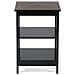 Comodino In Laminato Nero Design Vintage Foster - Foto miniatura 31