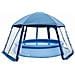 Gazebo Per Piscina Tipo Ii Blu 520x600x280 Cm - Foto miniatura 2