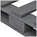 Giroletto In Pallet Grigio Legno Massello Di Pino 200x200 Cm - Foto miniatura 5