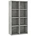 Libreria /Credenza Grigio Cemento 66x30x130 cm Legno Multistrato - Foto miniatura 1
