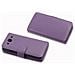 Custodia Compatibile Con Samsung Galaxy Mega 5.8 In Viola Lilla - Coperchio Protettivo In Similpelle Liscia E Tasca Per Carte Di Credito - Foto miniatura 3