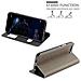 Custodia Compatibile Con Huawei P10 In Bruno Pietra - Coperchio Protettivo Con Chiusura Magnetica, Funzione Stand E 2 Finestre Di Visualizzazione - Foto miniatura 8