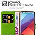 Cadorabo Custodia Compatibile Con Lg G6 In Verde Erbe - Coperchio Protettiva Con Chiusura Magnetica, Funzione Stand E Tasca Per Le Carte - Foto miniatura 7