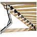 Reti a Doghe 2 pz 7 Zone con 28 Doghe in Legno 80x200 cm - Foto miniatura 5