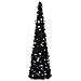 Albero di Natale Artificiale Apribile Nero 180 cm PET - Foto miniatura 1
