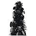 Albero di Natale Artificiale Apribile Nero 180 cm PET - Foto miniatura 2