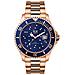 Acciaio Blu Ghiaccio Cosmo In Oro Rosa - Orologio In Oro Rosa Dà Donna Cinturino In Metallo - 016.774 (medium)  - Foto miniatura 5