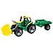 2123 - Giants Potente Trattore Con Pala E Rimorchio100 Kg Di Capacitàdi Circa 62 Centimetri - Foto miniatura 1