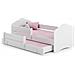 Fala Ii 160x80 Letto Matrimoniale Per Bambini + Materassi E Ringhiera Di Sicurezza - Foto miniatura 1