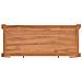 VidaXL Mobile TV In Legno Di Teak: 100x40x45 Cm, Colore Naturale, Stile Rustico