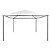 Gazebo da Giardino 4x4x3 m Bianco 180 g / m² - Foto miniatura 2