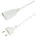 2m, 2xCEE 7/16 2m CEE7/16 CEE7/16 Bianco cavo di alimentazione - Foto miniatura 2