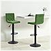 Sgabelli Da Bar 2 Pz Verde Scuro In Velluto - Foto miniatura 1