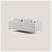 Plano Divano Lineare In Microfibra Tecnica T11 Grigio Chiaro - Foto miniatura 3