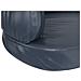 Letto Cani Ergonomico Gommapiuma Blu Scuro 75x53 Cm Similpelle - Foto miniatura 5