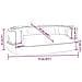 Letto Cani Ergonomico Gommapiuma Blu Scuro 75x53 Cm Similpelle - Foto miniatura 6