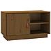 Mobile Porta Tv Miele 70x34x40 Cm In Legno Massello Di Pino - Foto miniatura 2