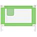 Sponda Letto di Sicurezza per Bambini Verde 90x25 cm in Tessuto - Foto miniatura 7