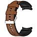 Cinturino Per Orologio Da Polso In Silicone Tinta Unita Per Samsung Galaxy Watch Brown S - Foto miniatura 1